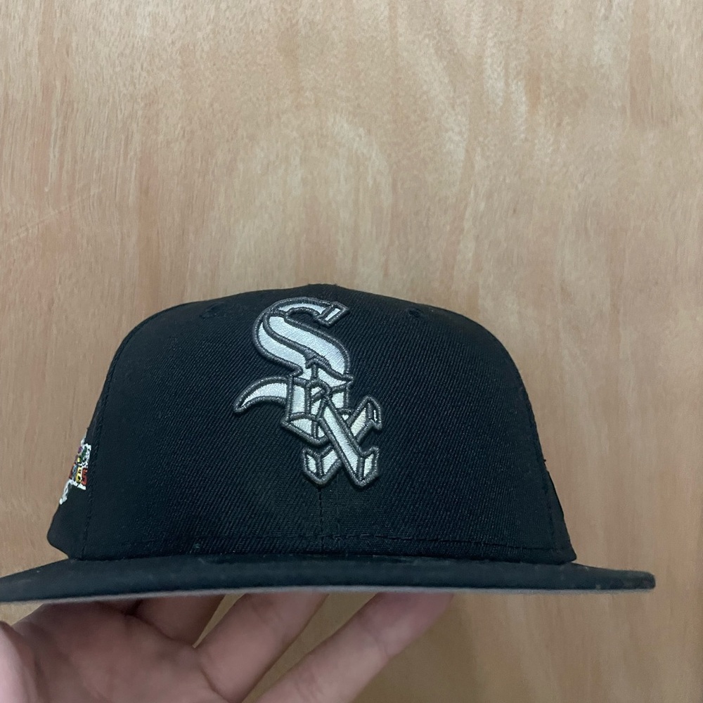 Hat club Chicago white Sox stained glass size 7 1/4 brand new fitted hat